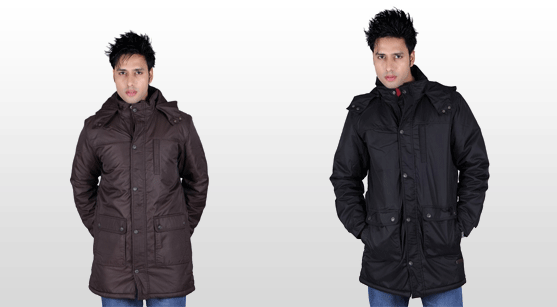 Parka jackets for men